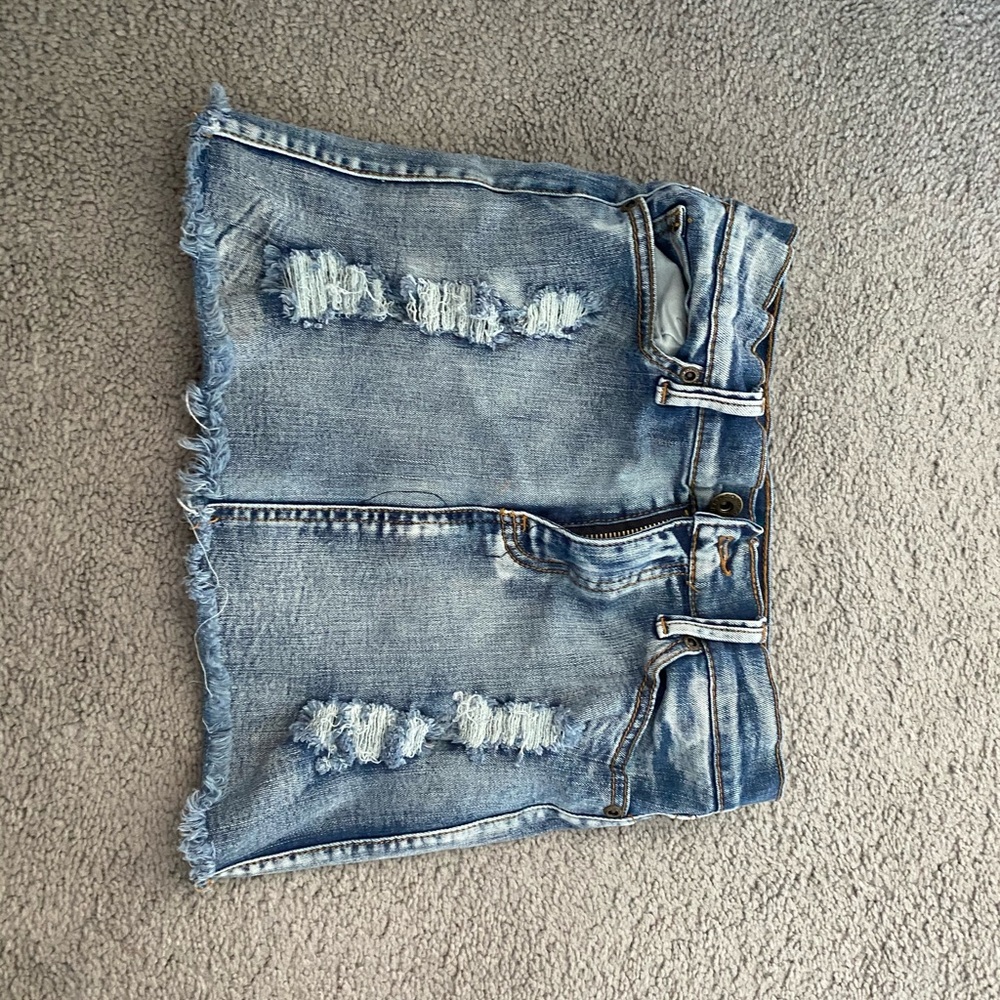 SO NIKKI tween jean skirt